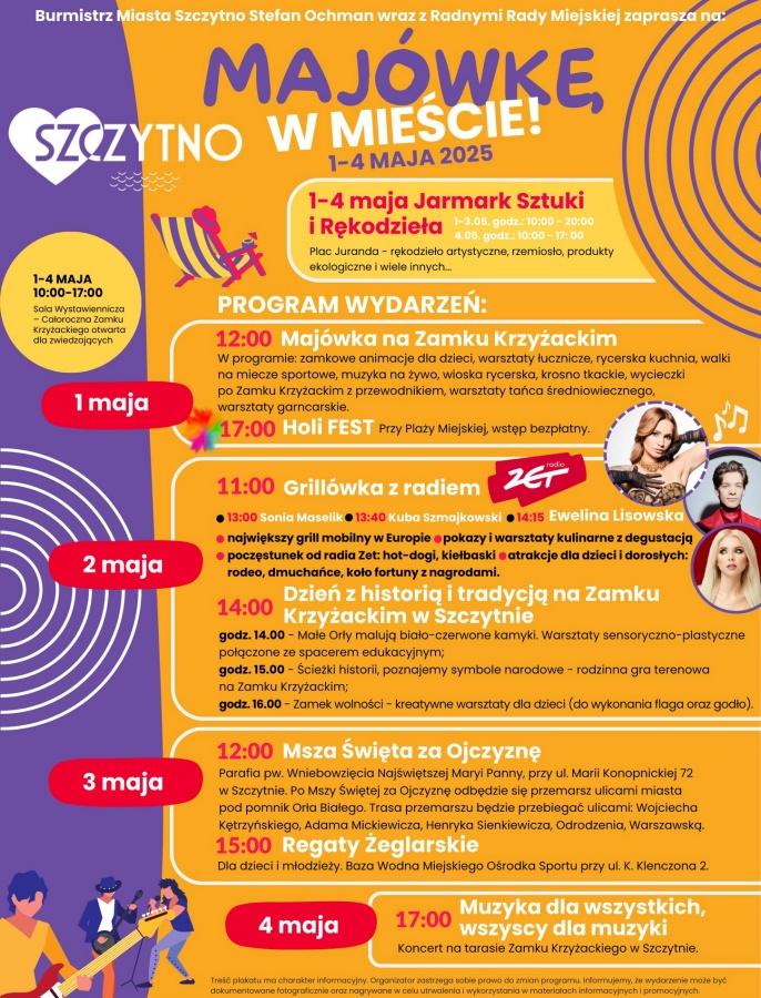 Majówka w Szczytnie na Mazurach. Średniowieczne widowisko i jarmark rękodzieła